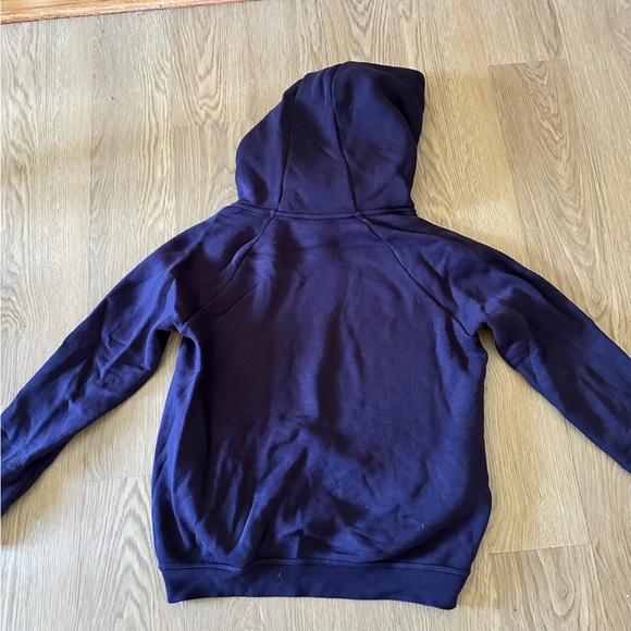 Nike Sweatshirt Hoodie Purple and Silver metallic logo size medium - Picture 3 of 4